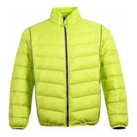 Veste légère à col montant, tailles asiatiques « Vert fluorescent »