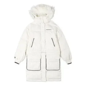 Veste longue convertible – Tailles asiatiques « Blanc »