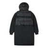 Veste longue convertible, tailles asiatiques « Noir »