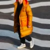 Veste longue Counter Climate, tailles asiatiques « Wheat »