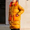 Veste longue Counter Climate, tailles asiatiques « Wheat »