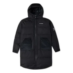 Veste longue haut de gamme, tailles asiatiques « Noir »