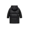 Veste longue à logo, tailles asiatiques « Noir Blanc »