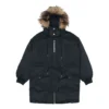 Veste longue, tailles asiatiques « Noir »