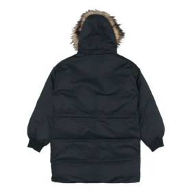 Veste longue, tailles asiatiques « Noir »