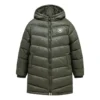 Veste longue, tailles asiatiques « Olive Green »