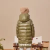 Veste longue, tailles asiatiques « Olive Green »