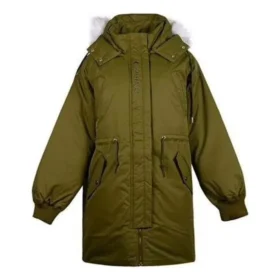 Veste longue, tailles asiatiques « Vert olive »