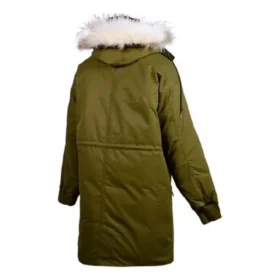 Veste longue, tailles asiatiques « Vert olive »