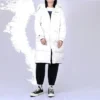 Veste longue, tailles asiatiques « White »