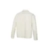 Veste à manches longues avec poches tissées, tailles asiatiques « Blanc »