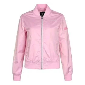Veste à manches longues et col montant, tailles asiatiques « Rose »