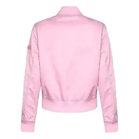 Veste à manches longues et col montant, tailles asiatiques « Rose »