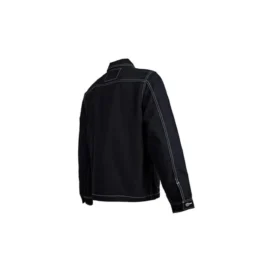 Veste à manches longues tissée Converse Pocket pour homme, noire