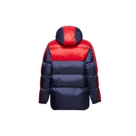 Veste matelassée d&rsquo;hiver en duvet – Tailles asiatiques « Rouge marine »