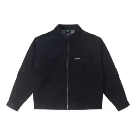 Veste matelassée en velours côtelé de saison, tailles asiatiques « Noir »
