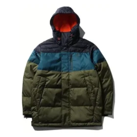 Veste matelassée – Tailles asiatiques « Vert olive »