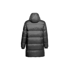 Veste mi-longue à capuche, chaude, tailles asiatiques « Noir »