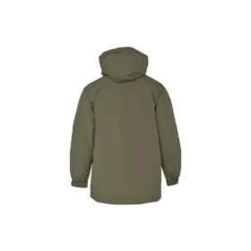 Veste mi-longue en duvet coupe-vent haut de gamme, tailles asiatiques « Vert olive »