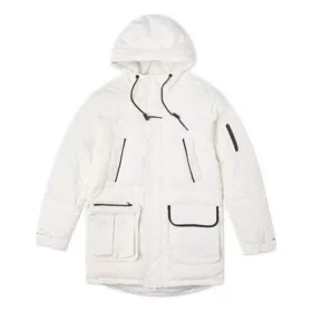 Veste mi-longue en duvet, tailles asiatiques « Blanc »