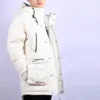 Veste mi-longue en duvet, tailles asiatiques « Blanc »
