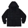 Veste mi-longue en duvet, tailles asiatiques « Noir »