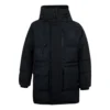Veste mi-longue en duvet, tailles asiatiques « Noir »