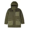 Veste mi-longue haut de gamme, tailles asiatiques « Cargo Khaki »