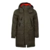 Veste mi-longue imprimée Sideline, tailles asiatiques « Vert olive »
