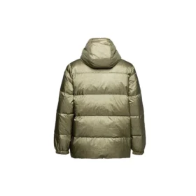 Veste mi-longue imprimée, tailles asiatiques « Vert métallisé »