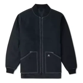 Veste rembourrée réversible utilitaire, tailles asiatiques « Noir »