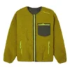 Veste réversible en polaire Stay Warm avec logo, verte