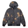 Veste réversible Real Tree imprimé feuilles, tailles asiatiques « Noir »