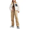 Veste réversible Sherpa à fermeture éclair intégrale, tailles asiatiques « Egret Black »