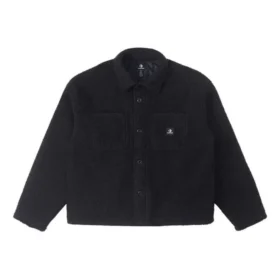 Veste saisonnière en sherpa, tailles asiatiques « Noir »