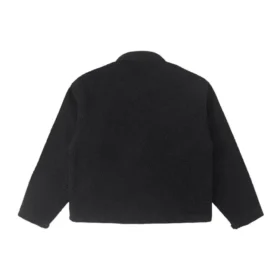 Veste saisonnière en sherpa, tailles asiatiques « Noir »