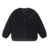 Veste Sherpa de mi-saison, tailles asiatiques « Noir »