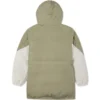Veste taille asiatique « Olive Green White »