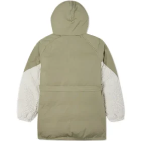 Veste taille asiatique « Olive Green White »
