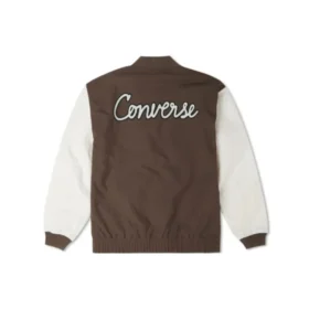 Veste tissée à mailles chaînées Tailles asiatiques « Earthy Brown »