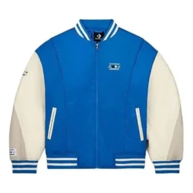 Veste universitaire Converse x ADER ERROR SHAPES, tailles asiatiques « Cobalt »