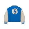 Veste universitaire Converse x ADER ERROR SHAPES, tailles asiatiques « Cobalt »