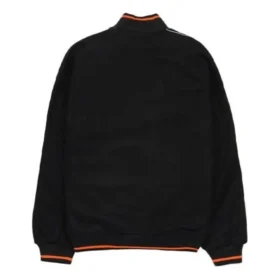 Veste universitaire isolante Converse x Vince Staples, tailles asiatiques « Black Orange »