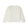 Vêtements rembourrés réversibles unis sans capuche, couleur blanc lait
